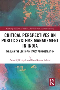 Critical Perspectives on Public Systems Management in India_cover