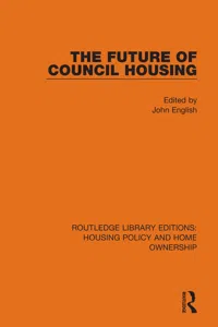 The Future of Council Housing_cover