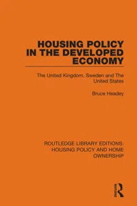 Housing Policy in the Developed Economy_cover