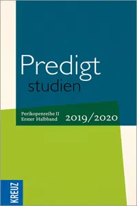 Predigtstudien 2019/2020 - 1. Halbband_cover