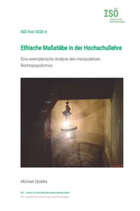 Ethische Maßstäbe in der Hochschullehre_cover