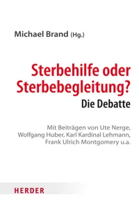 Sterbehilfe oder Sterbebegleitung?_cover