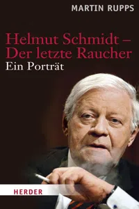 Helmut Schmidt - Der letzte Raucher_cover