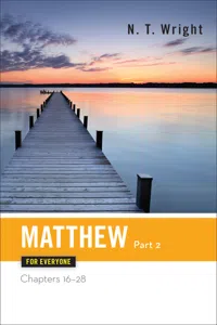 Matthew for Everyone, Part 2_cover