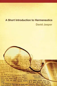 A Short Introduction to Hermeneutics_cover