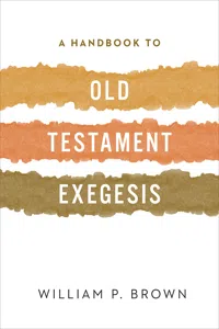 A Handbook to Old Testament Exegesis_cover