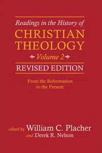 Readings in the History of Christian Theology, Volume 2, Revised Edition_cover