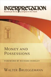Money and Possessions_cover