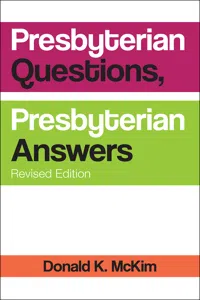 Presbyterian Questions, Presbyterian Answers, Revised edition_cover