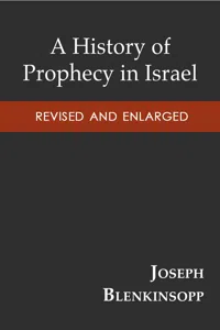 A History of Prophecy in Israel, Revised and Enlarged_cover