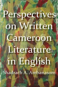 Perspectives on Written Cameroon Literature in English_cover