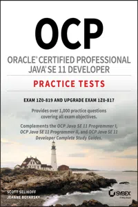OCP Oracle Certified Professional Java SE 11 Developer Practice Tests_cover