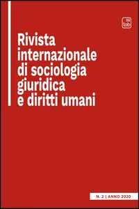 Rivista internazionale di sociologia giuridica e diritti umani_cover