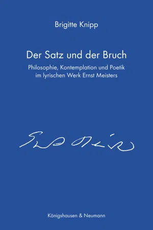 Der Satz und der Bruch