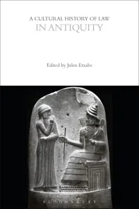 A Cultural History of Law in Antiquity_cover