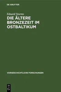 Die ältere Bronzezeit im Ostbaltikum_cover