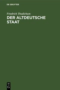 Der altdeutsche Staat_cover