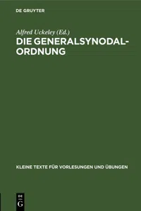 Die Generalsynodal-Ordnung_cover