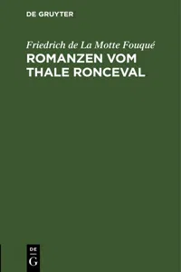 Romanzen vom Thale Ronceval_cover