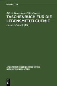 Taschenbuch für die Lebensmittelchemie_cover