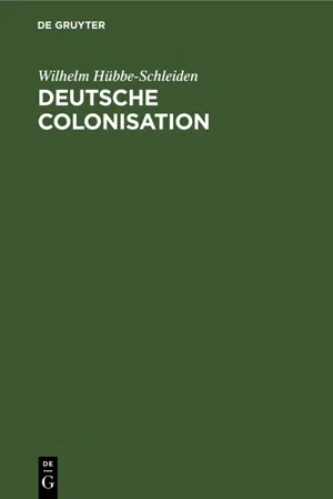 Deutsche Colonisation