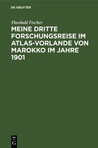 Meine dritte Forschungsreise im Atlas-Vorlande von Marokko im Jahre 1901_cover