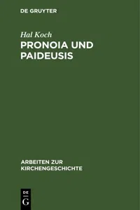 Pronoia und Paideusis_cover