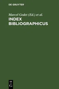 Index bibliographicus_cover