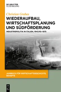 Wiederaufbau, Wirtschaftsplanung und Südförderung_cover