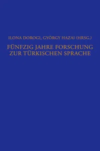 Fünfzig Jahre Forschung zur türkischen Sprache_cover