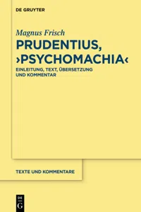 Prudentius, ›Psychomachia‹_cover