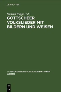 Gottscheer Volkslieder mit Bildern und Weisen_cover