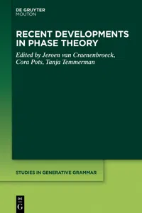 Recent Developments in Phase Theory_cover