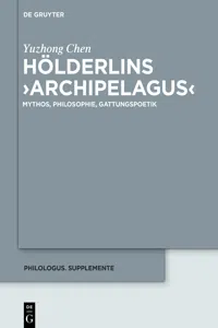 Hölderlins ›Archipelagus‹_cover