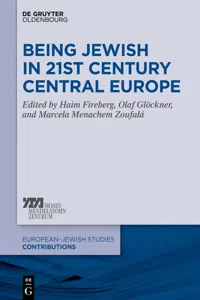 Being Jewish in 21st Century Central Europe_cover