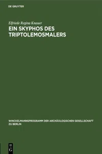 Ein Skyphos des Triptolemosmalers_cover