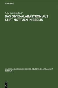 Das Onyx-Alabastron aus Stift Nottuln in Berlin_cover