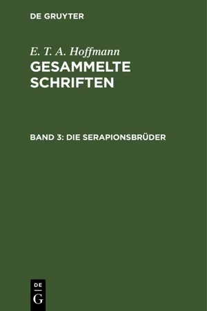 Die Serapionsbrüder