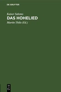 Das Hohelied_cover