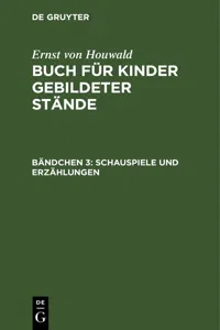 Schauspiele und Erzählungen_cover