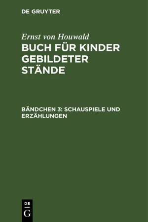 Schauspiele und Erzählungen