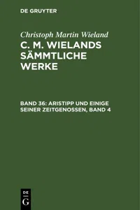 Aristipp und einige seiner Zeitgenossen, Band 4_cover