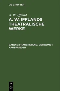 Frauenstand. Der Komet. Hausfrieden_cover