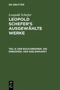 Der Bauchredner. Die Erbsünde. Der Seelenmarkt_cover