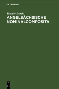 Angelsächsische Nominalcomposita_cover