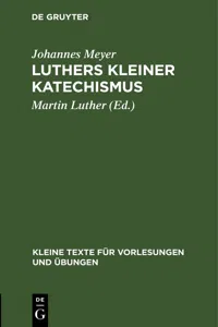 Luthers kleiner Katechismus_cover