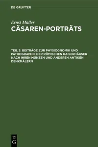 Beiträge zur Physiognomik und Pathographie der römischen Kaiserhäuser nach ihren Münzen und anderen antiken Denkmälern_cover