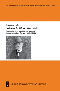 Johann Gottfried Wetzstein_cover