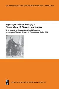 Die ersten 11 Suren des Koran._cover