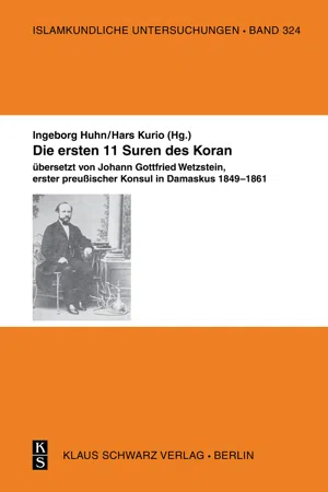 Die ersten 11 Suren des Koran.